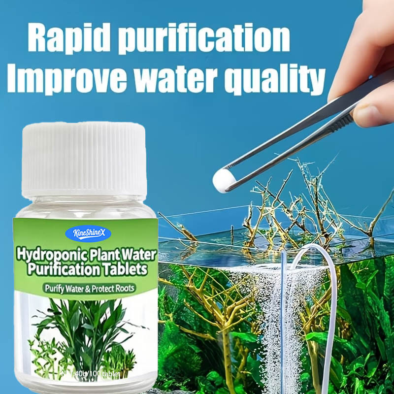 Aquarium Plant Vitamins - Hydroponische Wasserreinigungstabletten - Sofort einsatzbereites Wasser