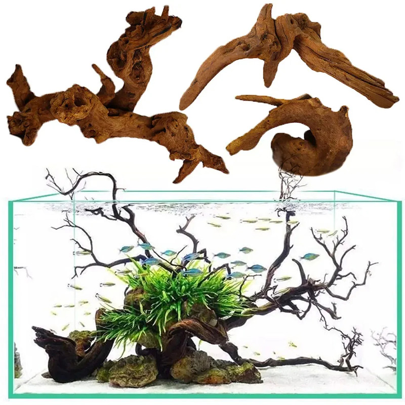 Aquarium Planted Soil - Meistverkaufte Neue Aquarium-Dekoration Natürliche Versunkenen Holzstämme