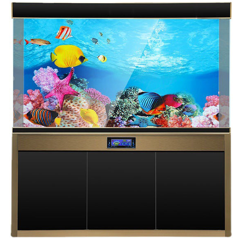 Planted Aquarium Wallpaper - 3D-Hintergrund für Aquarium, doppelseitig, HD-Aquarium, Landschaftsaufkleber,