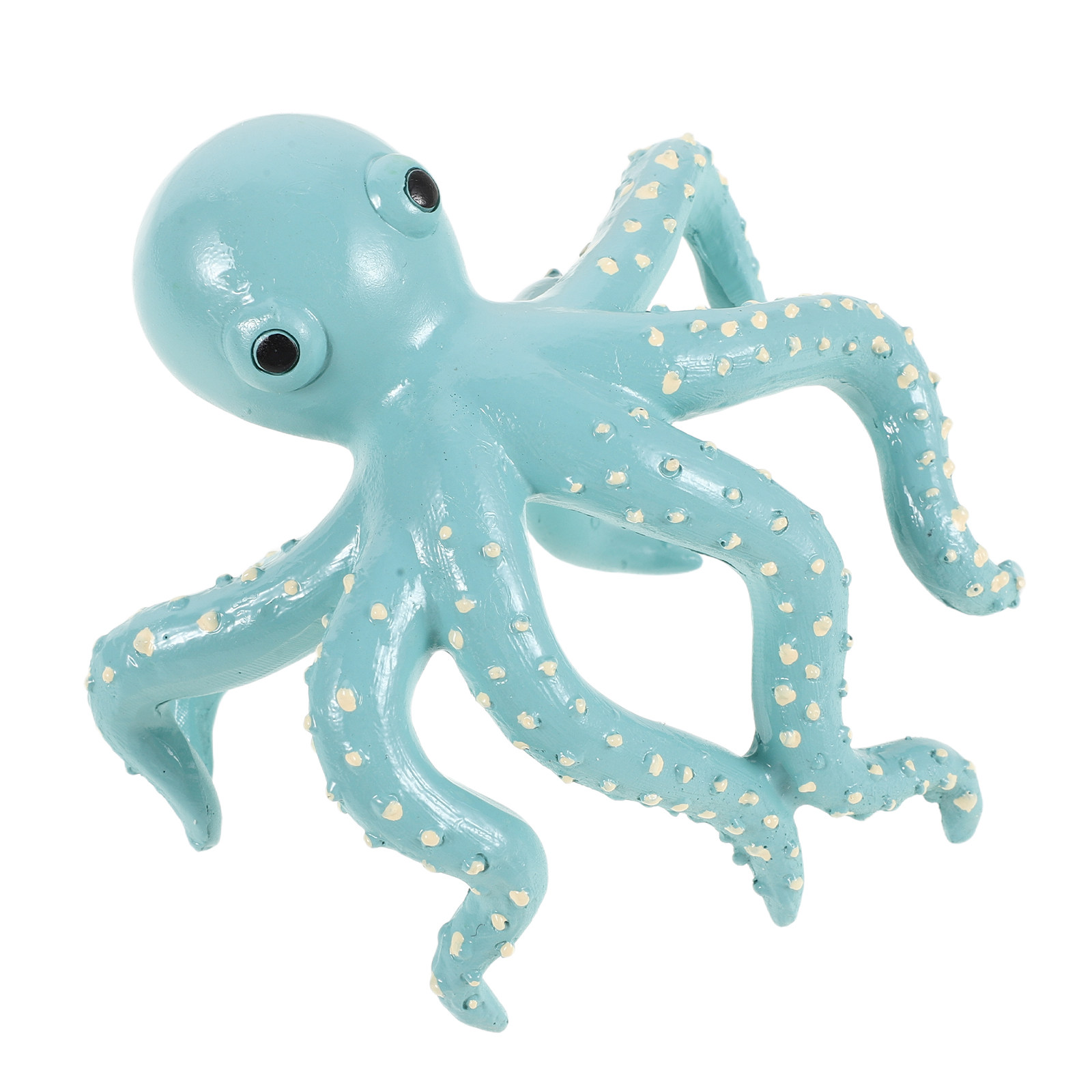 Aquarium Plant Octopus - Kletternder Oktopus-Statue aus Kunstharz, Miniatur mit