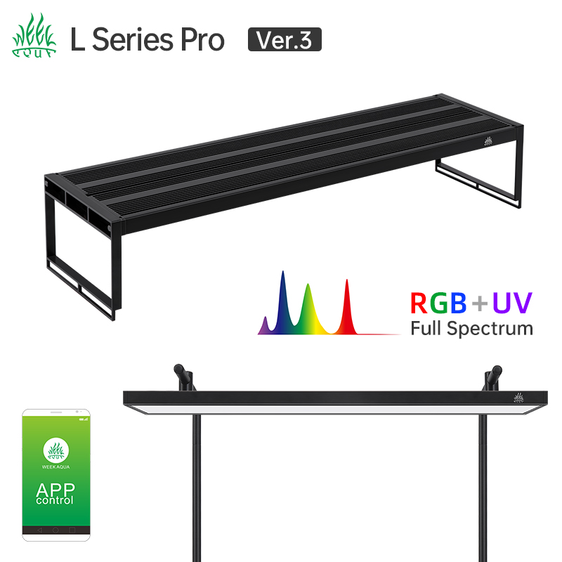 Aquarium Plant Light - WEEK AQUA L-Serie APP-Steuerung Dimmer und