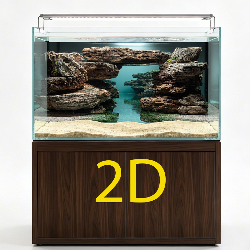 Aquascape Stone Seiryu - Natürliche Mehrschichtige Stein-Aquariumdekoration, Stapelbare Seiryu-Felsen, Fischbecken-Höhlenbogen-Ornament,