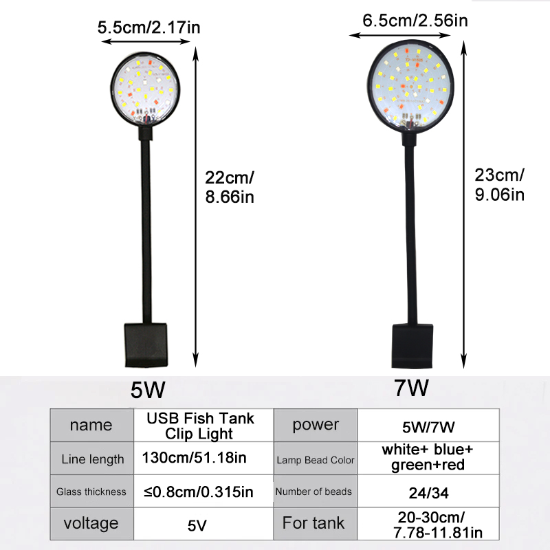 USB Aquarium LED Lampe Aquariu – Aquarium Plant Ornament Bewertung und Preis