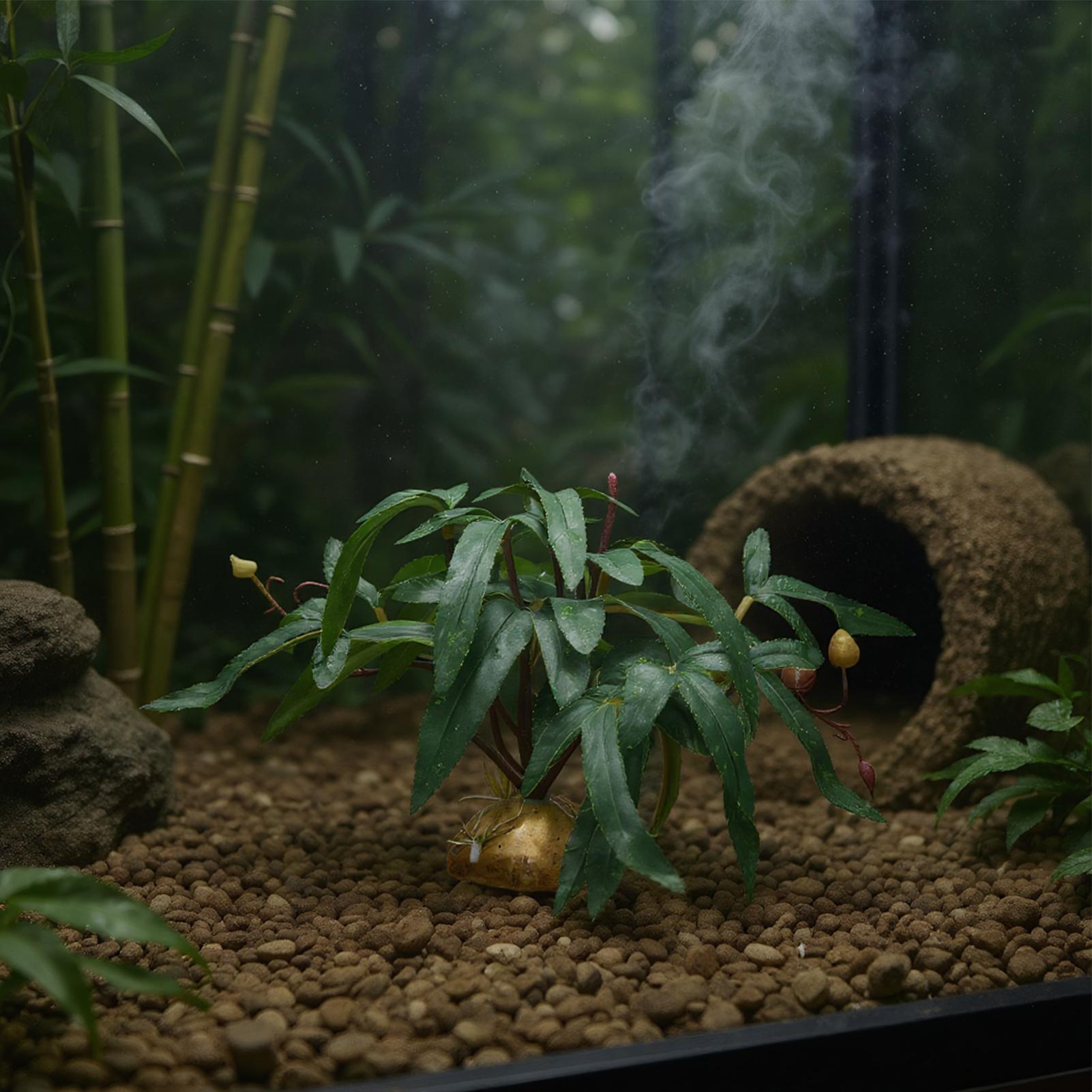 Künstliche Reptilienpflanzen,  – Aquarium Plant Ornament Bewertung und Preis