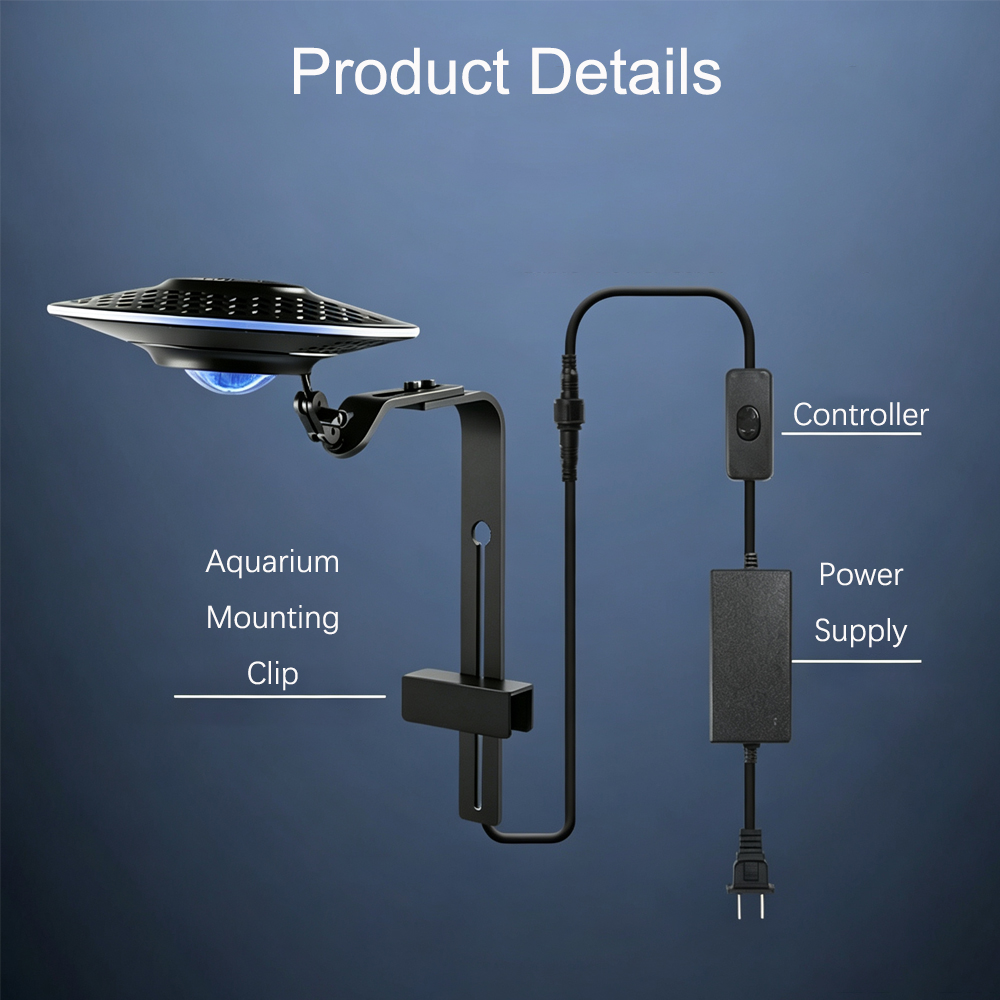 Neue UFO-LED-Aquariumleuchte f – Aquarium Plant Light Bewertung und Preis