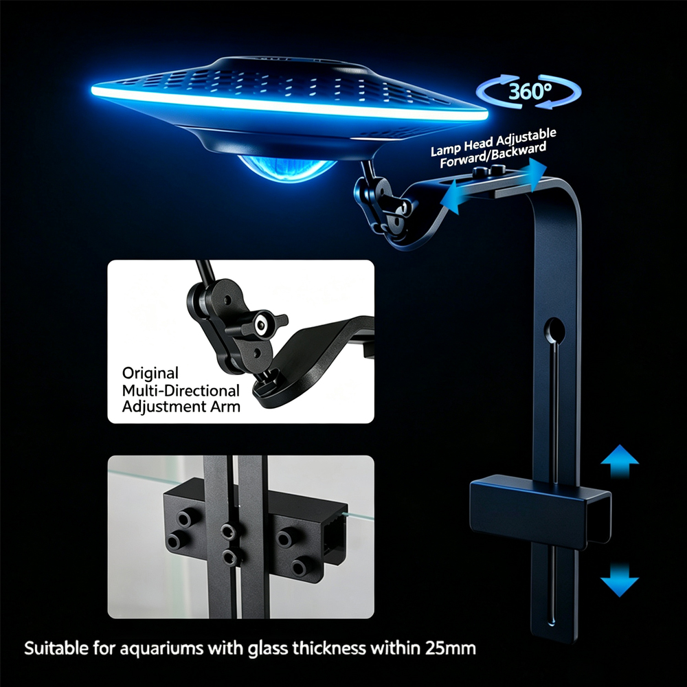 Neue UFO-LED-Aquariumleuchte f – Aquarium Plant Light Bewertung und Preis