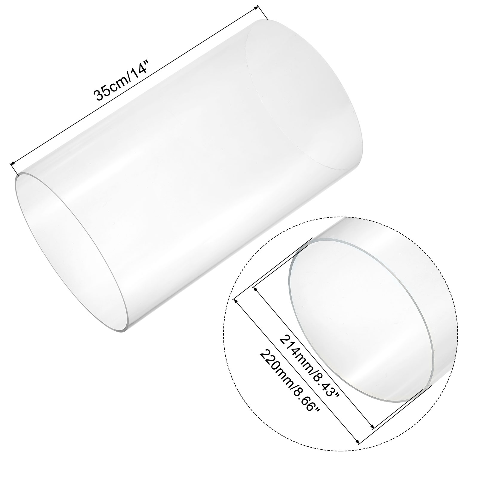 350 mm transparentes Acryl-Aqu – Aquarium Plant Light Bewertung und Preis