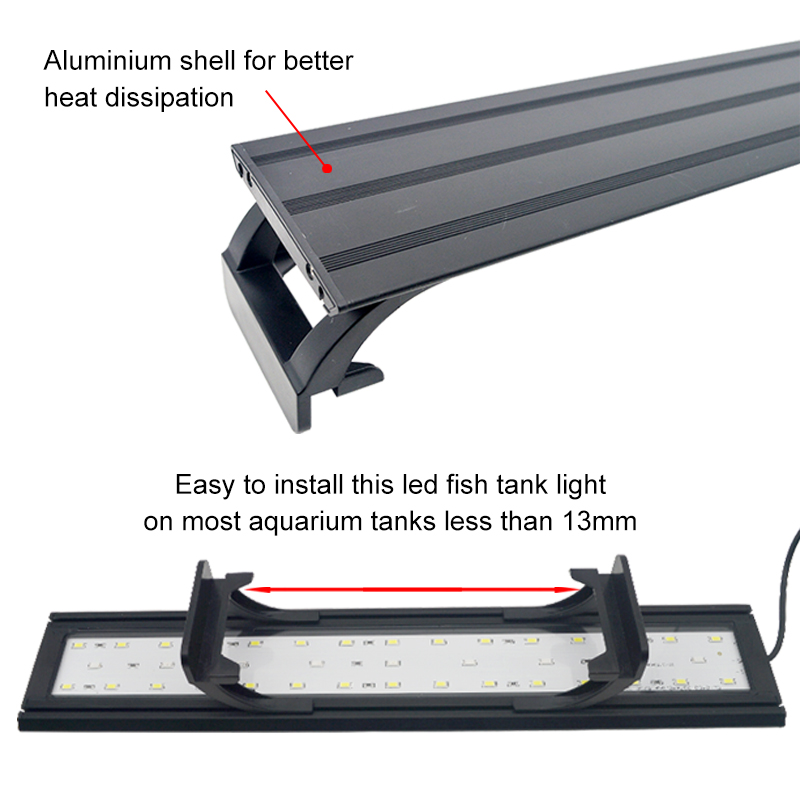 Aquarium-LED-Licht für 16–64 c – Aquarium Plant Ornament Bewertung und Preis