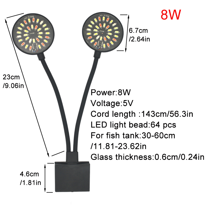 USB-Aquarium-LED-Licht, Aquari – Aquarium Plant Light Bewertung und Preis