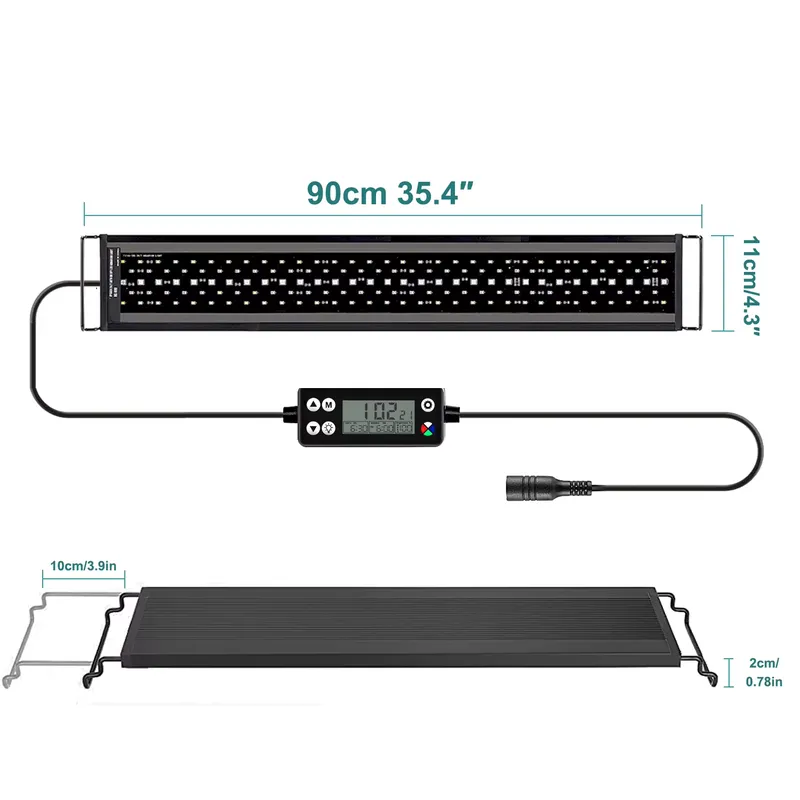 SIROKA SRK-YFT 90 cm Vollspekt – Aquarium Plant Light Bewertung und Preis