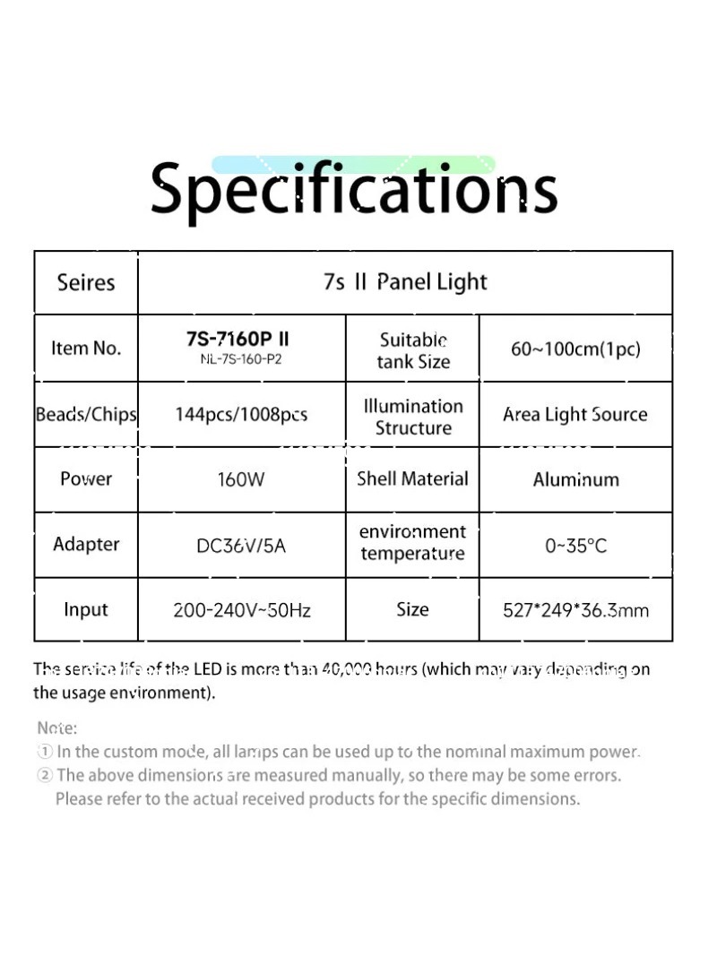 Aquarium LED-Beleuchtung 160W  – Aquarium Plant Light Bewertung und Preis